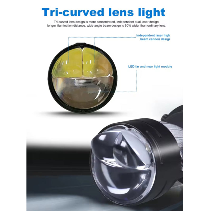 H4 1 Pair High Brightness 12V Car LED Headlight High Beam Low Beam Projector Lamp H4 1 Pair High Brightness 12V Car LED Headlight High Beam Low Beam Projector Lamp